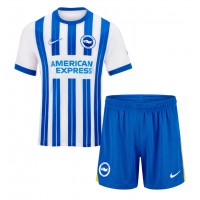 Brighton Danny Welbeck #18 Hemmadräkt Barn 2024-25 Kortärmad (+ Korta byxor)